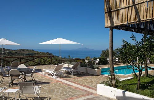 Schiazzano Villa | Villa Amiela with Private Pool, Sea View, Garden, Terrace and Parking