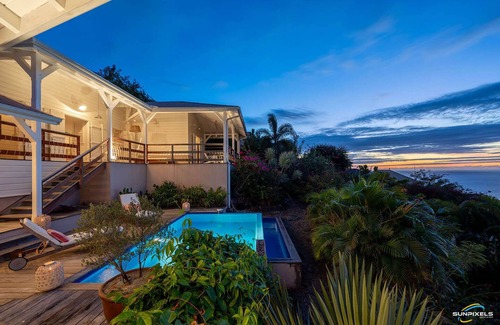 Les Anses-d'Arlets Villa | Villa Kazanou, Piscine, vue mer