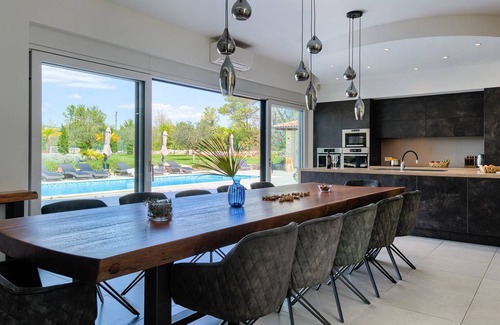 Jursici Villa | Villa LaDominika for 14 people with wellness, tennis court, 50 m2 heated pool in Central Istria