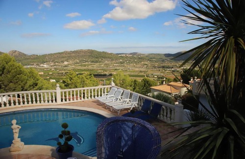 Pedreguer Villa | Villa Le Dauphin - Piscine Privative Vue Panoramique
