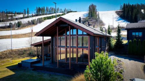 Jamsa Villa | Villa Lumikki 1&2 - 16 hlö, Both villas, Luoteis-Himos Ski-inout