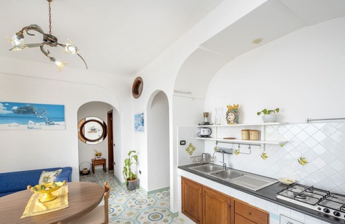 Conca dei Marini Apartment | Villa Mary with pool and terrace with a sea view