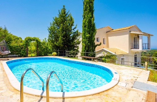 Sfakera Villa | Villa Mavrikia: Large Private Pool, A/C, WiFi, Eco-Friendly - 2392