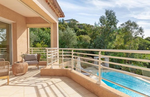 Albitreccia Villa | Villa Montobello - Piscine chauffée et vue mer