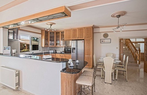 Paralimni Villa | Villa Nekta - Luxury 5 Bedroom Villa with Great Pool Area- Home Gym