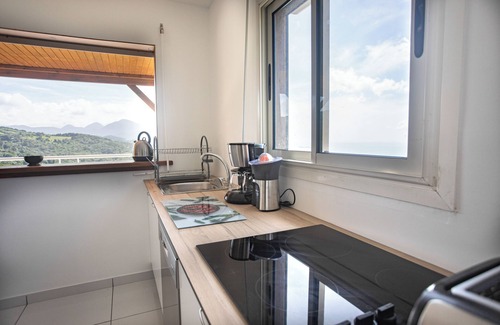Pointe-Noire Apartment | Villa Nia - A corner of paradise in Pointe-Noire with sea and mountain views. Calm & Nature