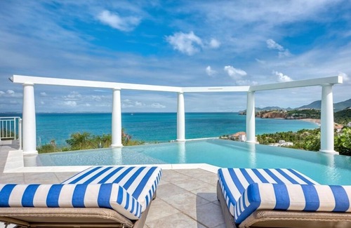Les Terres Basses Villa | Villa Nid D'Amour Fall Incentive | Ocean View - Located in Magnificent Terres Basses with Private Pool