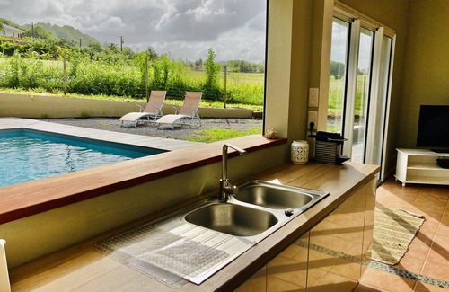 Le Francois Villa | Villa Pampa Martinique, Swimming pool, Spa, Petanque, Cap Est beach on foot