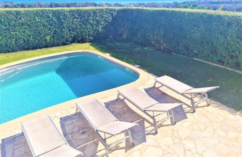 Biot Villa | Villa piscine avec magnifique vue mer panoramique