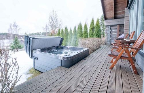 Jamsa Villa | Villa Pohjoistuuli - 5+1 henkilölle, Luoteis-Himos Ski-in/out 56m² + 11m²