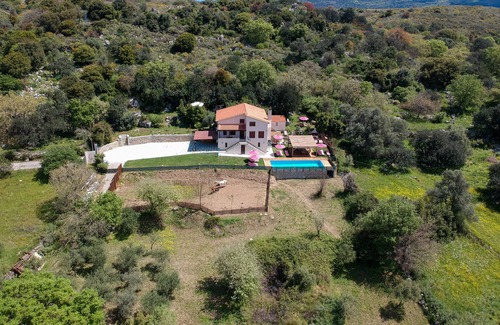 Kato Valsamonero Villa | Villa Skantali with private pool,mountain view and peacefull atmosphere