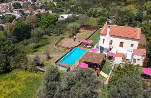 Kato Valsamonero Villa | Villa Skantali with private pool,mountain view and peacefull atmosphere