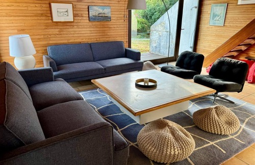 Tregastel Villa | Villa + Studio with tennis on 1ha 3min from the beaches of the Pink Granite Coast