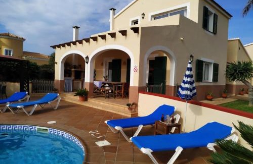 Cales Piques Villa | Villa TALI piscina, wifi, cerca de CIUDADELA