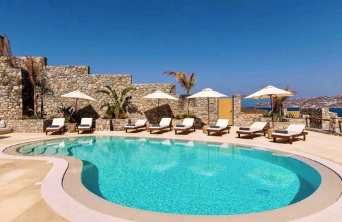 Kanalia Villa | Villa 'The Blue Diamond' with Sea View, Wi-Fi and Air Conditioning
