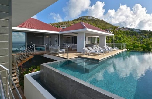 Terre Neuve Villa | Villa The Source | Ocean View - Located in Magnificent Colombier with Private Pool