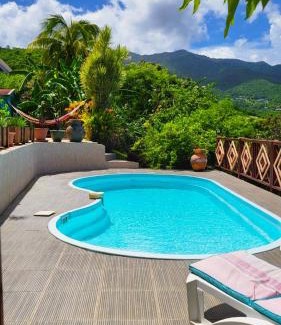 Bouillante House | VILLA TI'ROUCOU 3 étoiles - vue mer et piscine privée sans vis à vis