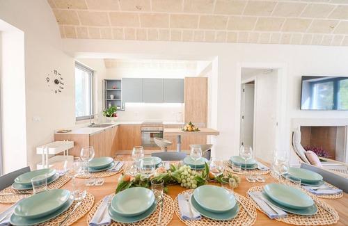 San Michele Salentino Villa | Villa "Trulli Eden 101" with Private Pool, Terraces & Wi-Fi