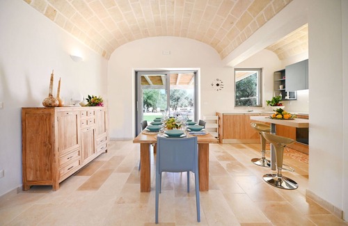 San Michele Salentino Villa | Villa "Trulli Eden 101" with Private Pool, Terraces & Wi-Fi