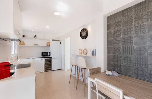 Sant Jaume Mediterrani Villa | Villa 'V206 Isabel' with Sea View, Wi-Fi and Air Conditioning