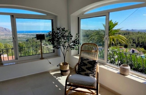 Benidoleig Villa | Villa Verano, Luxury villa in the mountains with sea view, pool and air conditioning