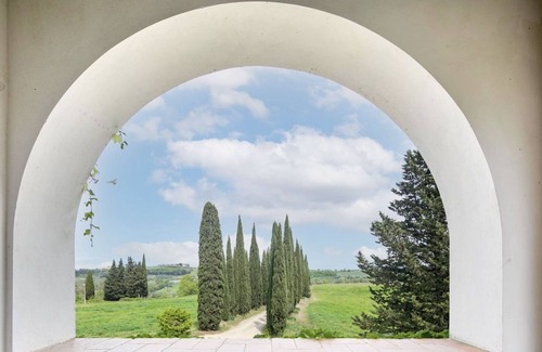 Montespertoli Villa | Villa with A/C, private pool, WIFI, TV, patio, panoramic view, parking, close to San Gimignano