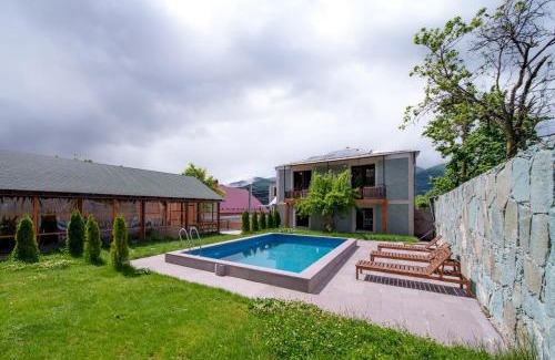 Dilijan Villa | Villa with heating big pool 35C, terrace, sauna and cinema