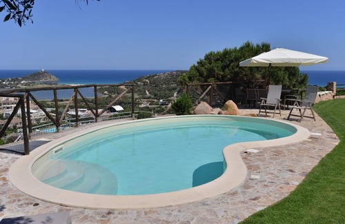 Chia Villa | Villa with pool and stunning views, Chia Sardegna Italy
