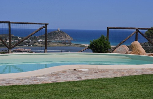 Chia Villa | Villa with pool and stunning views, Chia Sardegna Italy