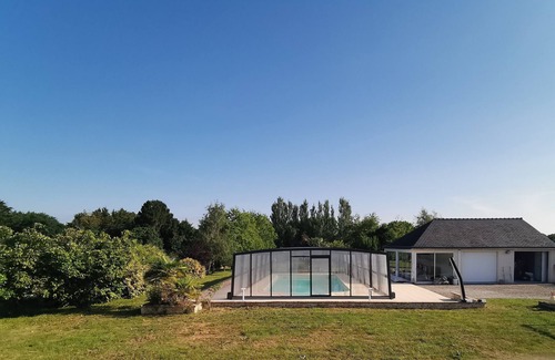 Sarzeau Villa | VILLA WITH PRIVATE HEATED POOL. AND COVERED with a SHELTER . IN ST COLOMBIER