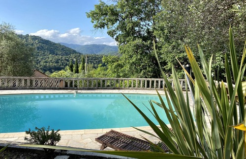 Le Tignet House | Villa with private swimming pool hill view, lake 5' Cannes & sea 30', Grasse 15'