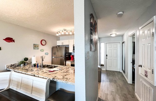 Galveston Condo | VIP Beach Front Condo-First Floor Beautiful 2 BR 2BA sleeps 6 #102