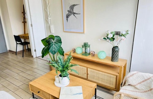 Las Rejas Apartment | Vista cordillera, Nórdico, 2D2B en suites,parking