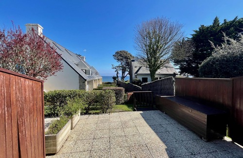 Saint-Pierre-Quiberon Apartment | «vive la Baie » 4p - Vue mer Accès Plage Wifi - Parking