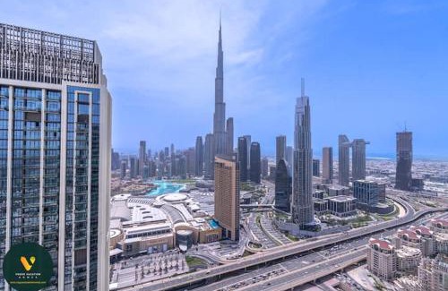 Jebel Ali Apartment | VOGUE DOWNTOWN VIEWS II Luxurious One Bedroom Apartment with Balcony and full Amenities, Opposite Dubai Mall Skybridge, Walkable to Burj Khalifa