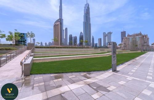 Jebel Ali Apartment | VOGUE DOWNTOWN VIEWS II Luxurious One Bedroom Apartment with Balcony and full Amenities, Opposite Dubai Mall Skybridge, Walkable to Burj Khalifa