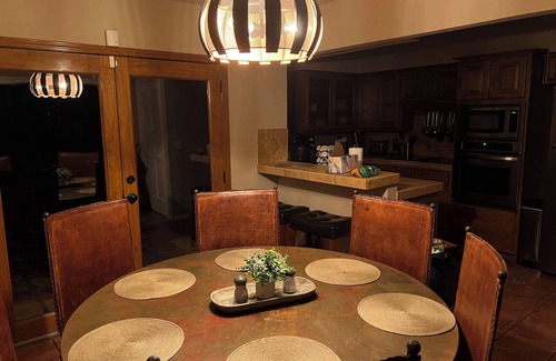 Saxony House | VRBO HOME AWAY Paradise Getaway House- With Pool and Hot Tub!