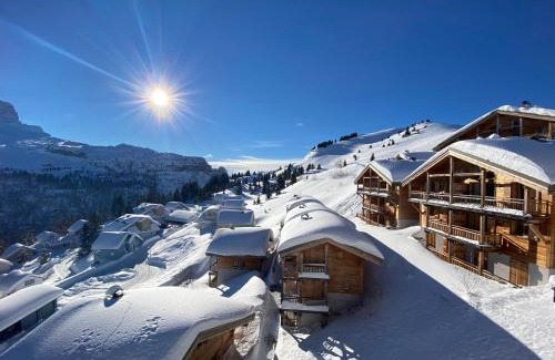 Flaine Apartment | Vue panoramique sur les montagnes plein Sud - T2 Skis aux pieds, Piscine & Spa