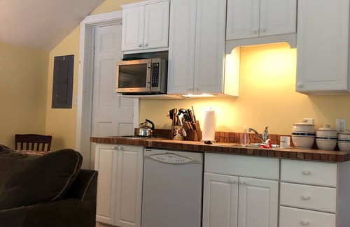 Suttons Bay Apartment | Walk everywhere in the adorable village of Suttons Bay.