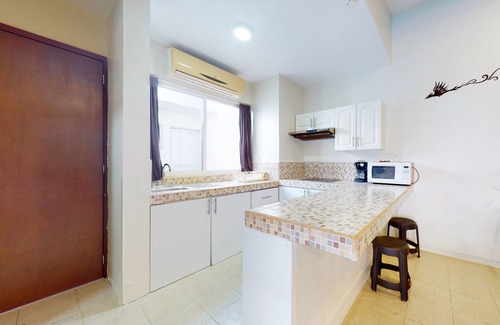 Majahual Condo | Walk-out apartment with plunge pool, private patio, and WiFi - near beach