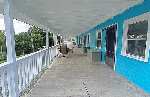 Cane Bay Cottage | Walk to Beach at Cane Bay- Porch Mountain Views, Sea from the backyard