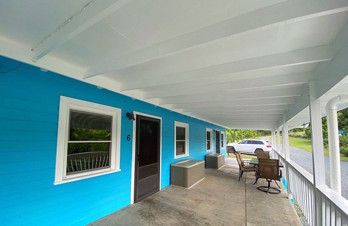 Cane Bay Cottage | Walk to Beach at Cane Bay- Porch Mountain Views, Sea from the backyard