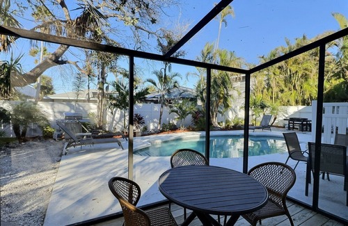 Siesta Key Condo | Walk to the Beach and More from this Fully Renovated Unit W/Heated Pool