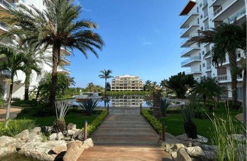 Marina Mazatlan Condo | Walk to the Marina and a few steps from the pool.