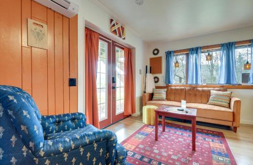 Vernon Apartment | Walk to Trails Artsy Mtn-View Getaway in Vernon!