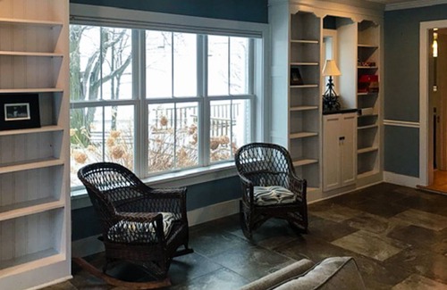 Grand Isle House | Warm, lakefront home w/ private gas grill, spacious patio, & beach access!