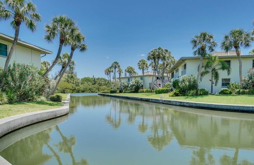 Whitney Beach Condo | Watch Manatees outside your Window only Steps to the Beach and Pool.