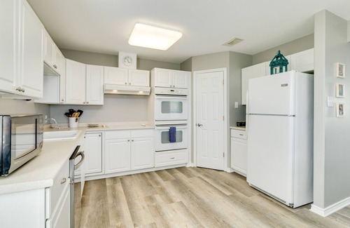 Terramar Beach House | Water-view home steps from the beach - central AC, washer/dryer, & shared pool