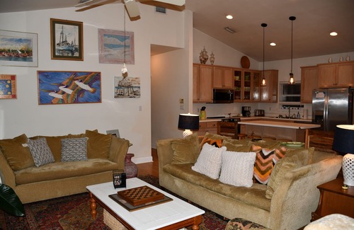 Dauphin Island House | Water views & Pet-friendly; walk to the beach
