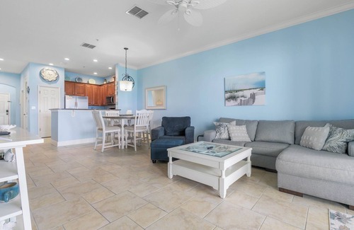Palm Coast Condo | Water Waves – 3rd Floor Condo #333 with Golf & Ocean Views at Cinnamon Beach